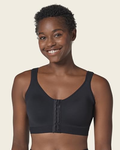 Leonisa Front Closure Posture Corrector Bra for Women – Stretchy Cotton Wireless Back Support Bra2
