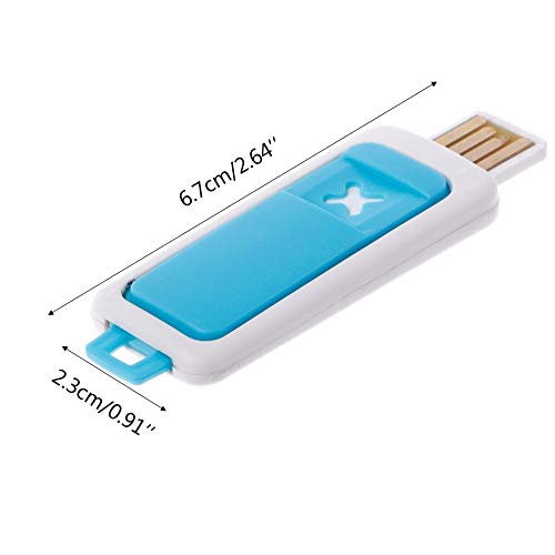 Difusor aromático eléctrico mini portátil USB rosa miniatura 4