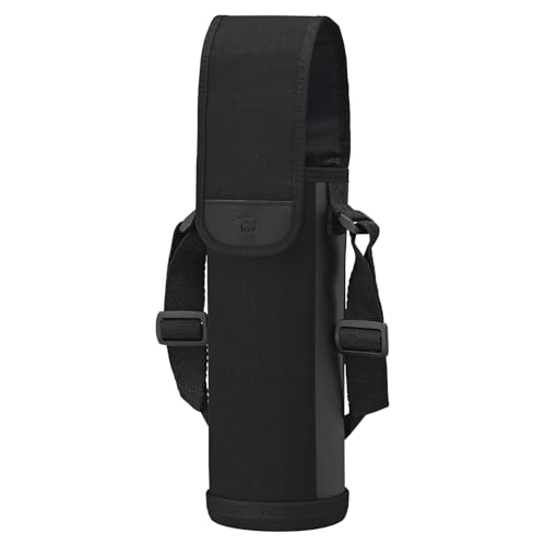Zojirushi MC-CA04-BA Water Bottle Cover, 24.3 fl oz (720 ml), Shoulder Bag, Machine Washable, Includes Name Tag, Stainless Steel Bottle Cover, Black