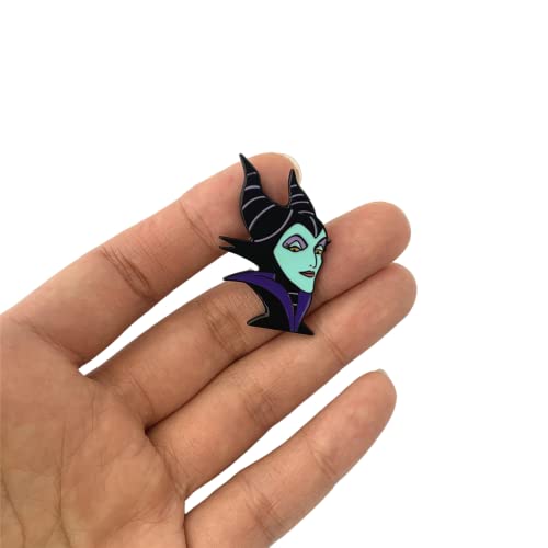 Villain Maleficent Pin, Metal Anime Cartoon Pins for Women and Men3