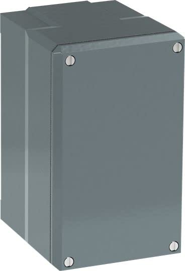 Boîtier modulaire ABB en métal gris aluminium idéal pour rénovation garage