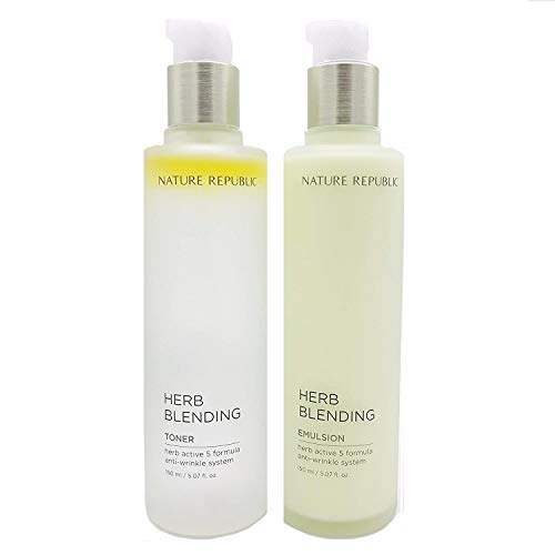 Nature Republic Herb Blending TONER & EMULSION SET Anti Wrinkle