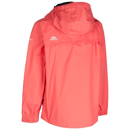 Image of Trespass Qikpac Kids Waterproof Breathable Jacket Boys Girls School Raincoat