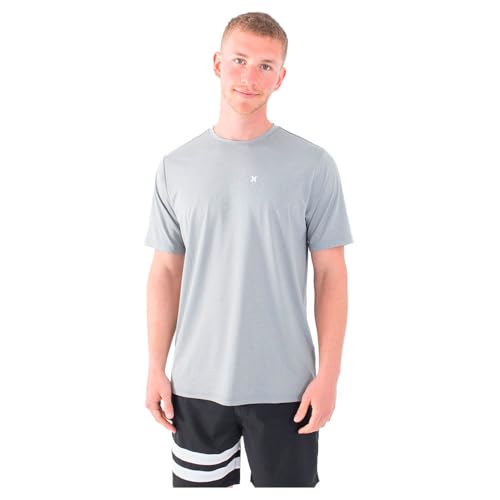 Hurley Hybrid SS Surf Shirt - Particle Heather