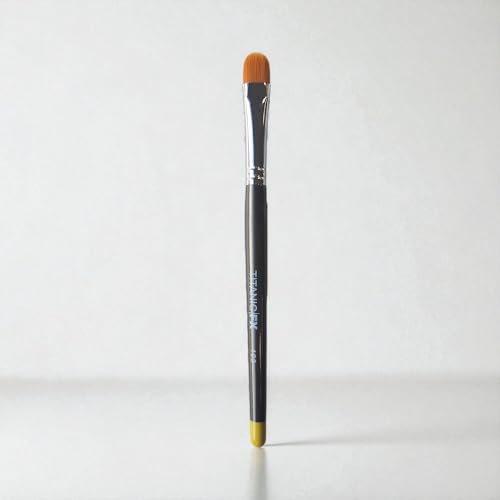 Titanic Brush - No. 103 Medium Glue Brush | Vegan Filbert Adhesive for SFX, Prosthetics & Lash Glue Application – Zero‑Shed, Solvent‑Resistant, Cruelty‑Free