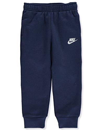 Nike Boy's Club Fleece Rib Cuff Pants (Little Kids) Midnight Navy 5 Little Kid - Main Image