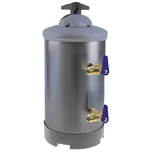 MBH - Descalcificador Profesional 8L con 2 Válvulas para Lavavajillas. Filtro Antical Manual para Cocina Industrial y Hostelería