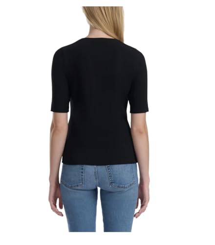 Image of Splendid Women's Stretch Knit Ribbed Elbow Sleeve Top