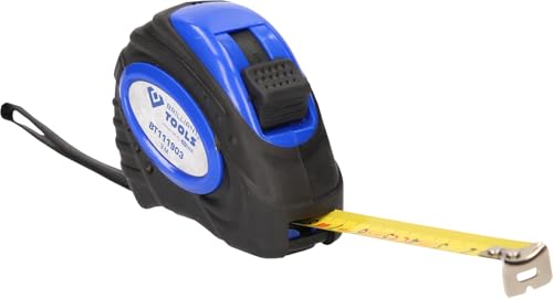 BRILLIANT TOOLS BT111903 Massband Cinta métrica, Negro y Azul, 1-Tlg