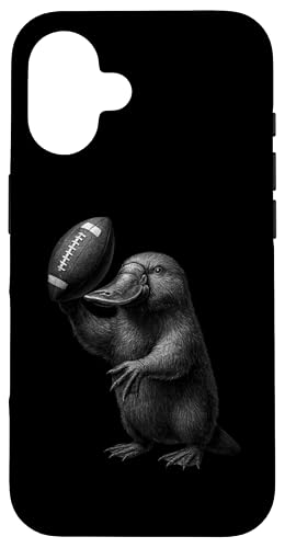 カモノハシ アメリカンフットボール スポーツ 動物好き スマホケース iPhone 16 用