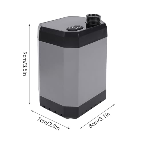 Ducha portátil para camping, ducha recargable de 12000mAh con pantalla LED, 3 modos de rociado, bomba para ducha exterior para senderismo, viajes, automóvil, baño de mascotas, con power bank miniatura 7