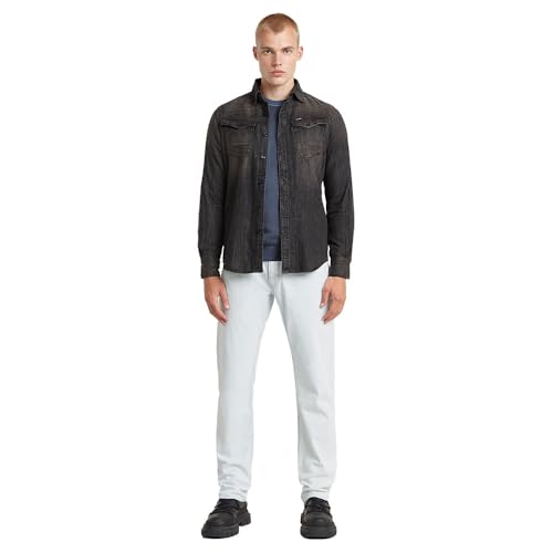 G-STAR Men Mosa Straight Jeans, Azul (Beached Faded Clifton Blue D23692-d503-h122), 38W x 36L4