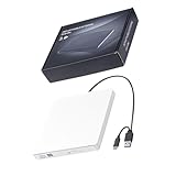 NONGYU Dispositivo disco esterno portatile per computer e altri sistemi Plug Play negazione software aggiuntivo necessario costruzione leggera Lettore di dischi multi formato