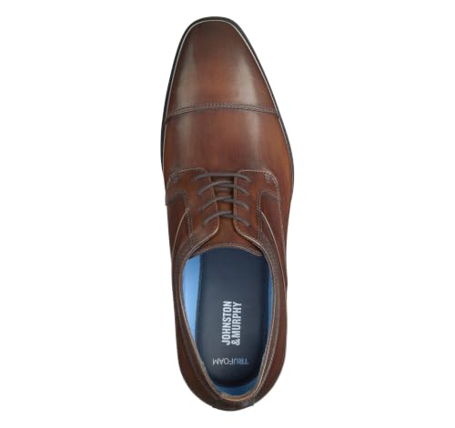 Image of Johnston & Murphy Men's Gibbons Cap Toe Lace-Up Dress Shoe