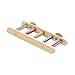 KiBcsLic Bird Ladder Shelf Bird Cage Accessories, Parrot Perch Stand for Budgies Cockatiels Canary Budgie Lovebirds