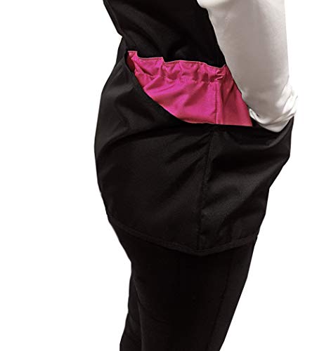 Dingo Hundetrainingsweste für Sport, Agility, Apportieren, Gehorsam, Wasserdicht, Viele Taschen für Spielzeug und Snacks, 2-Wege-Reißverschluss, Kordelzug an der Taille Rosa Große XL 16412-2