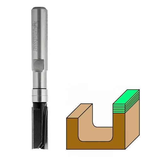 Fraiser – Fraise à copier avec roulement pour bois, diamètre 8 mm, queue 8 mm – pour défonceuse et affleureuse