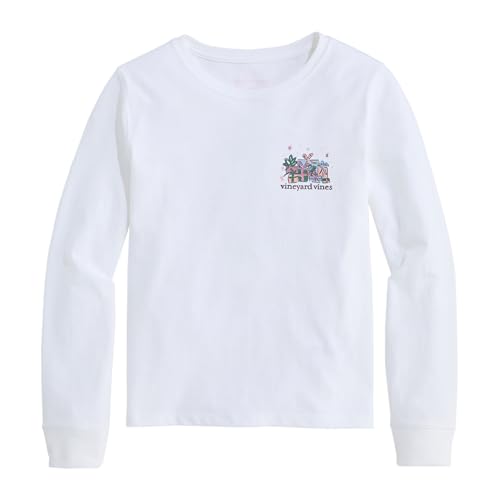 vineyard vines Girls' Metallic Car Long-Sleeve Tee2