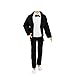 BARWA 3pc Ken Doll Clothes Black Tuxedo Suit with Tie White Shirt, Pants and Jacket for 12 inch Ken Doll