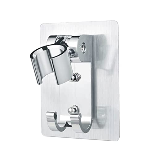 Soporte de ducha para pared sin taladro con gel activo para mango de mano 2
