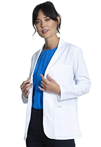 Cherokee Women's Lab Coat 28" Button Up Front Consultation Coat CK451 - Image 5