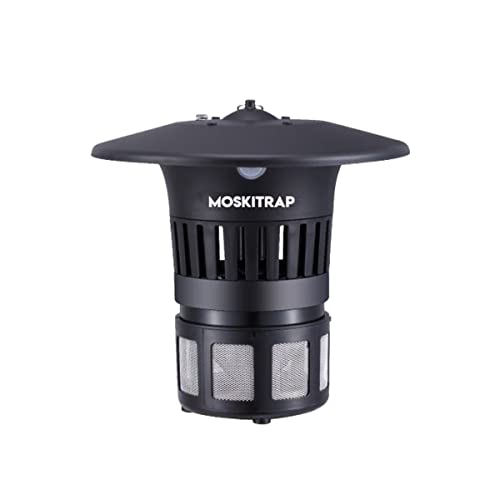 MOSKITRAP Gm 904G Outdoor Mosquito Trap and Pest Killer| Covers Up to 400 Sq. Ft.-800 Sq.Ft /*No Obstruction | Uv Lamp| 1 Year Warranty Black