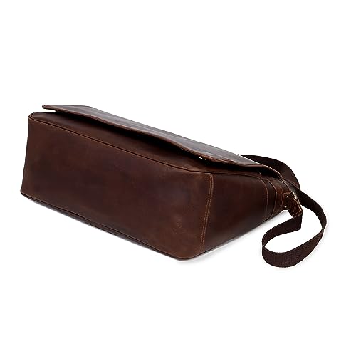 Full Grain Leather Messenger Bag for Men & Women4