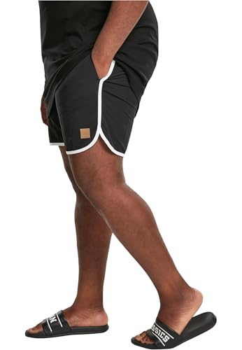 Urban Classics In Stile RéTro, Costume Da Bagno Uomo, Nero (Blk/Wht), Xxl - 3