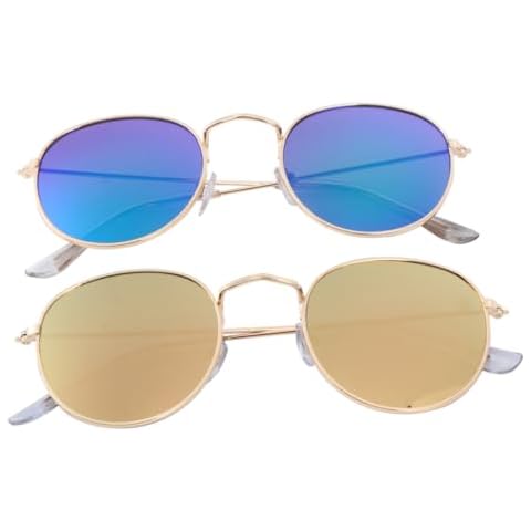 LIFKOME Lunettes de Soleil Rétro Cover