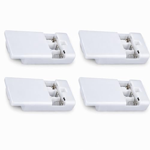 Hawpasy 4PCS Battery Case Box with USB Port, AA Batteries Pack for LED Lights, Portable Power Supply for LED Strip, Fairy String Lights, Curtain Light, DIY Projects, Camping, Outdoor Use
