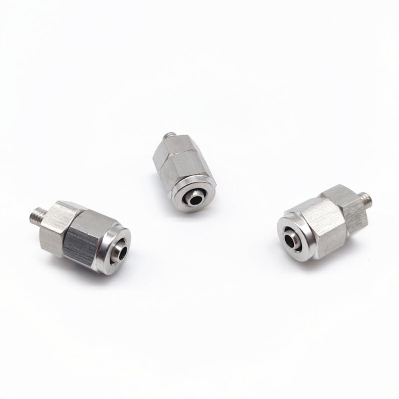 1 conector acoplador de junta de tornillo rápido M6 de acero inoxidable 304 OD de 8 mm AIQFTGSNS
