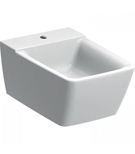 Geberit Xeno 2 bidé, sin rebosadero, suspendido, blanco con KeraTect, 500501011, 500.501.01.1