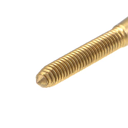 Uxcell A19051000UX0622 Thread Forming Tap M2 Thread 0.4 Pitch H2 Hss Titanium Coated thumb #4