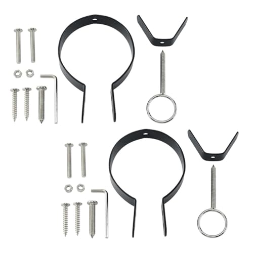 NAMOARLY 2 Sets Spanish Ham Holder Parts with Ham Stand Accessories Italian and Serrano Fixing Holders for Kitchen Storage and Serving