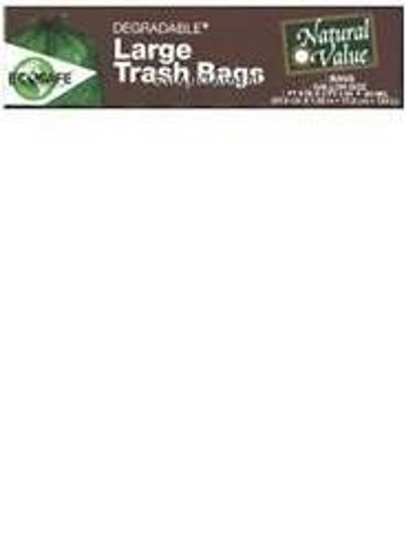 EcoDegradable Garbage Bags 30 Gallon/ 30x36 Inches, 60 Bags Per Box