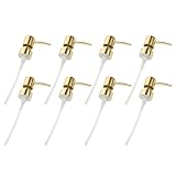 Anneome Lot de 8 Têtes de Pompe à Lotion Dorées en Plastique Électroplaqué 28 MM Dist...