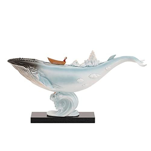 Sculpture Baleine ZARDINA – Décoration Bureau – Édition Limitée