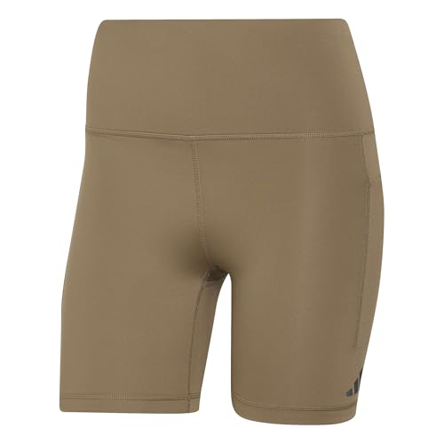 adidas Mujer Adi365 Running Climacool Short Leggings Tights, Khaki Six, L 5 inch