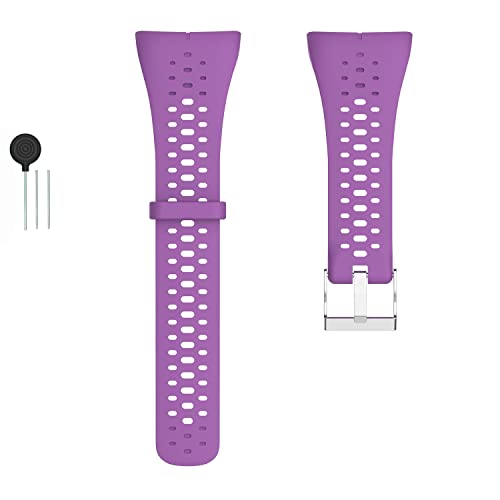 Gheper Correa de reloj de repuesto Compatible con Polar M430/M400 GPS reloj deportivo inteligente pulsera de silicona suave