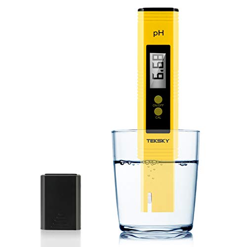 TekSky Digital pH Meters - 0.01pH Accuracy, 0-60 Celsius, 0-14 PH Measurement Range
