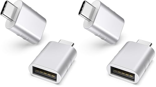 Image of Syntech USB C to Adapter, Male to USB 3.0 Female Adapter Compatible with iPhone 17 Pro Max MacBook Pro Air 2024 iPad mini Surface & Other Type C or Thunderbolt 4 /3 Devices(Pack of 2)