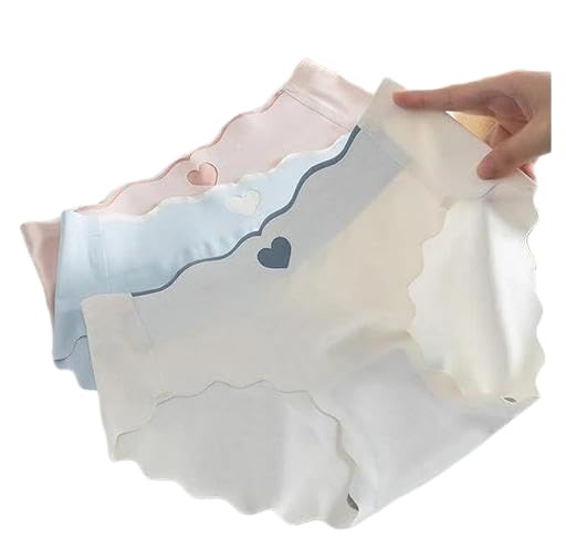 (Random) Pack of 3 Printed Pure Cotton Briefs for Womens/Girls for Daily USE Pantys Comfortable Multicolour Pantys||HOT-P087-image-0