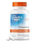 Doctor's Best Vitamin C with Q-C, Immune Support, Non-GMO, Gluten Free, Soy Free, Vegan 360 Veggie Caps
