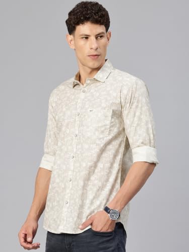 Image of Majestic Man Stylish Geomatric Print Casual Shirt - Pure Cotton| Full Sleeve | Trendy & Comfortable