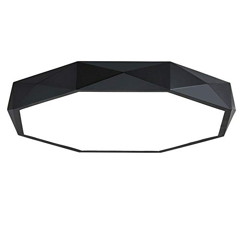 Lustre LED géométrique haut de gamme au fini mince et épuré