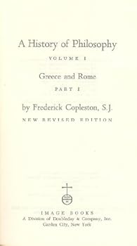 Paperback A History of Philosophy: Volume 1, Greece & Rome Part 1 Book