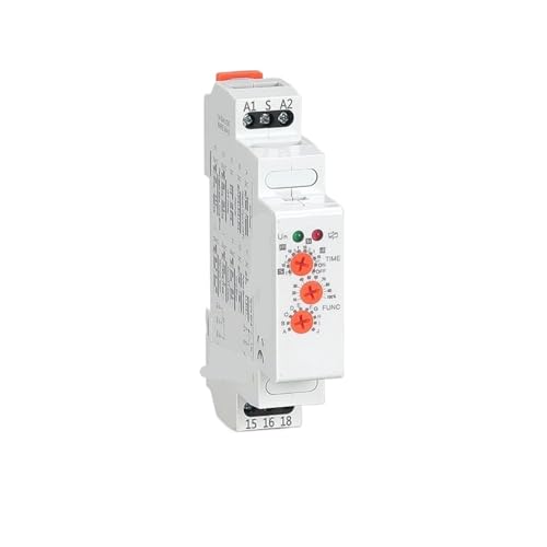 Relais temporisé AC 220V 16A pour programmation de minuterie et coupure de circuit sur rail DIN
