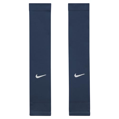 Nike U NK Strike SLV-Équipe Wc22 Jambières, Bleu Marine/Blanc, L-XL Mixte