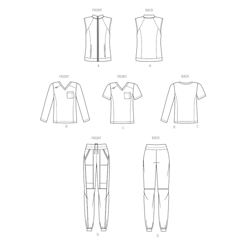 Simplicity SS9650A Unisex Scrub A (XXS-XS-S-M-L-XL-XXL) - Image 4