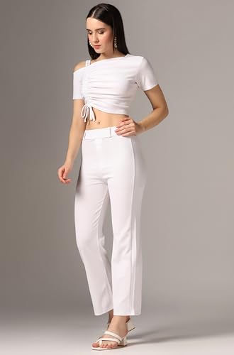 Image of TOPLOT co ord Set for Women Solid Top and Bottom